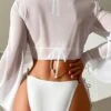 Knot Front Tie Side Bikini Swimsuit With Kimono -Curated Swimwear 1688111430623404a69302121dc6830ecbe0266f07 thumbnail 405x552