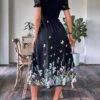 SHEIN Clasi Floral Print Contrast Lace Puff Sleeve Dress -Curated Swimwear 168835539276171dd030f1c1aafc500410ae9a5f7a thumbnail 405x552