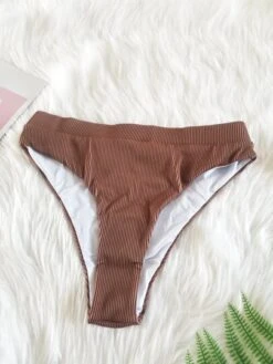 European And American 2023 New Sexy Bikini Swimsuit Two-piece Set Ladies Solid Color Thin Split High Leg Swimsuit -Curated Swimwear 16884485445b09b79d8cfa29c6b636cc00c988d11d thumbnail 405x552