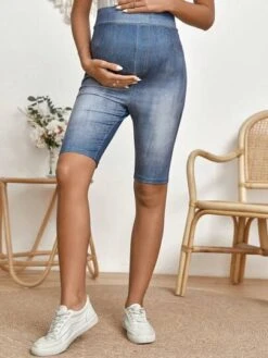 SHEIN Maternity High Waist Biker Shorts -Curated Swimwear 16884657490740f846d29ba6dd859c5d7addb0c543 thumbnail 405x552