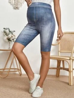 SHEIN Maternity High Waist Biker Shorts -Curated Swimwear 1688465753a02e265ed9eb477d9a1acc36a973b6ea thumbnail 405x552