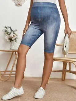 SHEIN Maternity High Waist Biker Shorts -Curated Swimwear 1688465759b398dc5954bb80511a3e4aa6bd496107 thumbnail 405x552