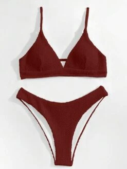 Solid Triangle High Cut Bikini Swimsuit -Curated Swimwear 16887178424dcb6bc435f2b59ee707a73bc4bce16f thumbnail 405x552