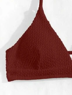 Solid Triangle High Cut Bikini Swimsuit -Curated Swimwear 168871784495635c783792637dd597aff87c23c8f0 thumbnail 405x552