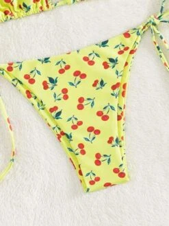 Cherry Print Halter Triangle Bikini Swimsuit -Curated Swimwear 16887193624f3cfcc8dda41438d242090bbb17b4d3 thumbnail 405x552