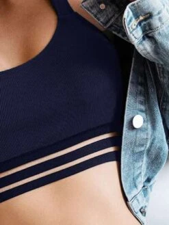 Solid Contrast Mesh Bikini Swimsuit -Curated Swimwear 168921219584ee9d3e90336a81546762e25e4d2ea9 thumbnail 405x552