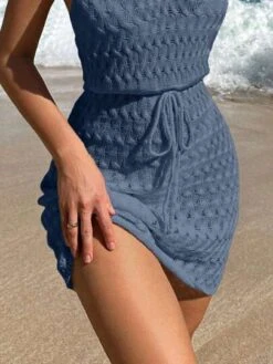 Tie Backless Halter Cover Up Dress Without Bikini Set -Curated Swimwear 168930062211ae3bf3f57b0ff557c9ba6d29699fd2 thumbnail 405x552