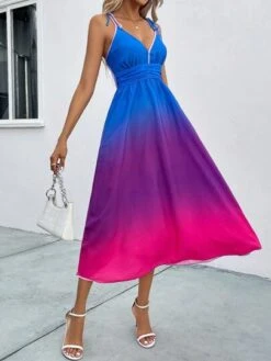 SHEIN LUNE Ombre Print Cami Dress -Curated Swimwear 16896604380f005f1840b67d27780d485fa9200a2e thumbnail 405x552