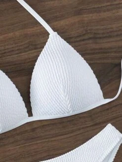 Solid Halter Triangle Bikini Swimsuit -Curated Swimwear 1689756969e718388c64b27bb83ef3a4d1c3b23f49 thumbnail 405x552