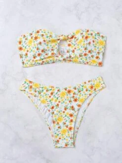 Ditsy Floral Print Bandeau Bikini Swimsuit -Curated Swimwear 1689998422f593ffb528da4795d0699eae66574c02 thumbnail 405x552