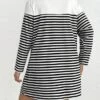 SHEIN Maternity Plus Striped Print Heart Embroidery Tee Dress -Curated Swimwear 16904248461a2f6fdf1457f70eec2f7cca0891ace9 thumbnail 405x552