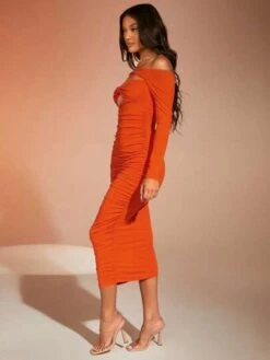 SHEIN BAE Off Shoulder Cut Out Ruched Bodycon Dress -Curated Swimwear 1690767234ea038416ce9ea8198fdc8a58b5a99aa6 thumbnail 405x552