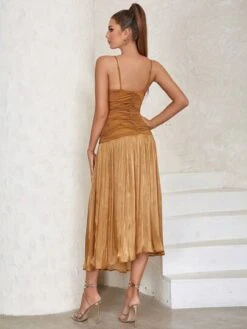 Ruched Front Cami Dress