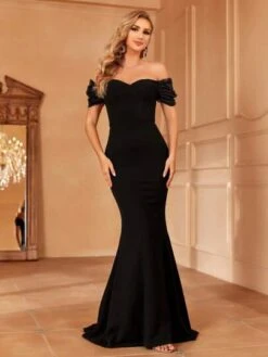 Off Shoulder Mermaid Hem Wedding Dress -Curated Swimwear 1690880450c27e66d5fddd42e0db28ea18a17184e1 thumbnail 405x552