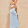 Rhinestone Cut Out Waist Split Thigh Solid Dress -Curated Swimwear 16909687071f8be7ba1d6cdc5dbd84e72ba41def0a thumbnail 405x552