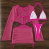Ring Linked Cut Out Bikini Swimsuit With Cover Up -Curated Swimwear 1691467315be6cbcd4b7226a2928b1bf2b8af56ac8 thumbnail 405x552