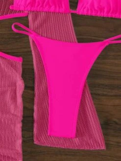 Ring Linked Cut Out Bikini Swimsuit With Cover Up -Curated Swimwear 1691467326698264107b8826d0112141cb59d0d6a8 thumbnail 405x552