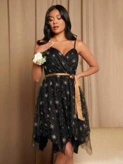 SHEIN Belle Galaxy Print Belted Cami Dress -Curated Swimwear 1691543793a055cddf6172de809252efe2cd5e19e3 thumbnail 405x552