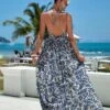 SHEIN VCAY Tropical Print Crisscross Backless Cami Dress -Curated Swimwear 1691648588f3c7f8c39538a0e36f69abf54fbad390 thumbnail 405x552