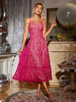 Glamaker Ruffle Hem Cami Dress -Curated Swimwear 1692090081997098df61f3c351a066fd061eac8ecf thumbnail 405x552